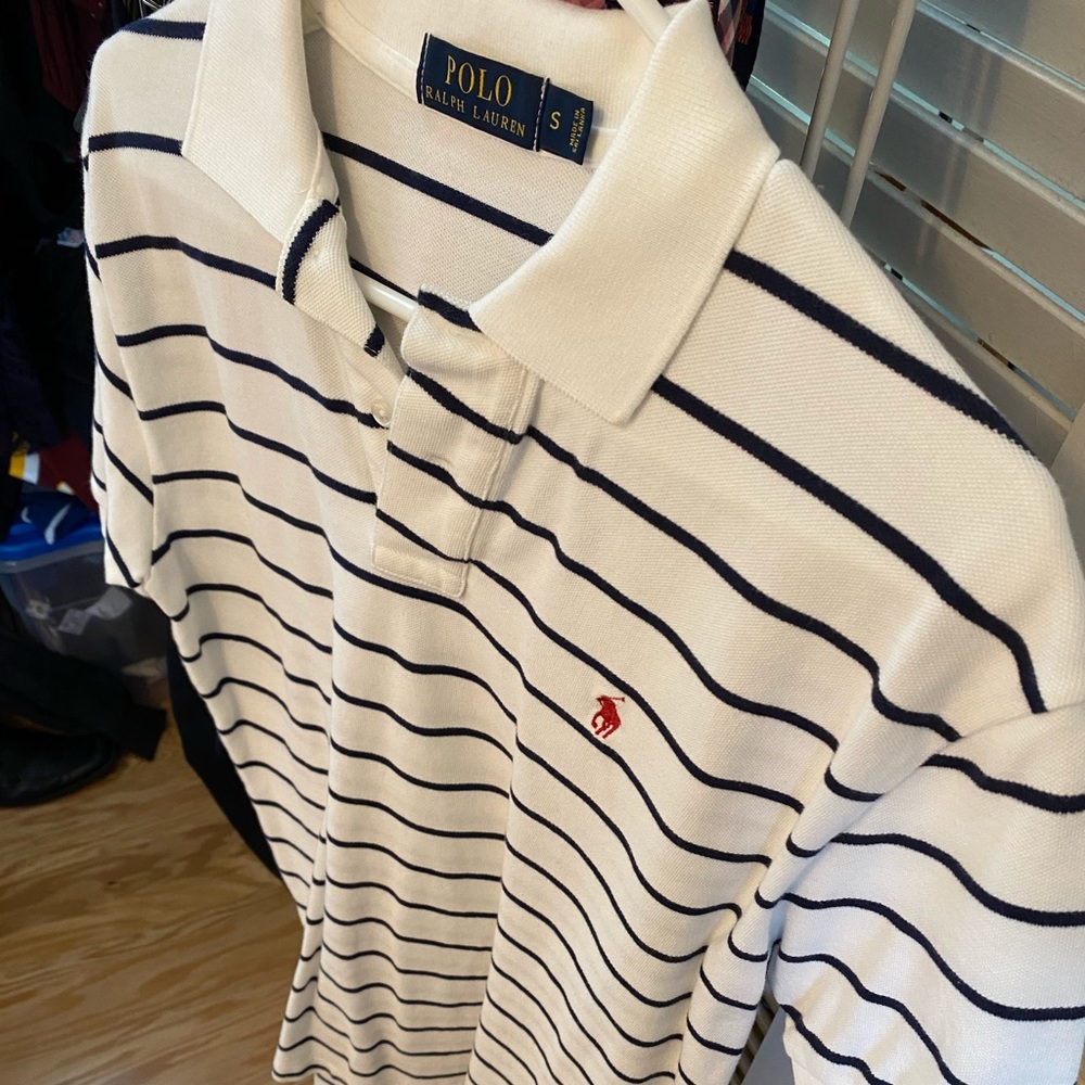 Small Striped Ralph Lauren Polo
